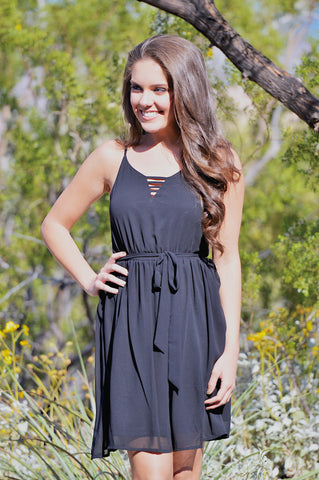 Dancing In The Moonlight Dress - Black