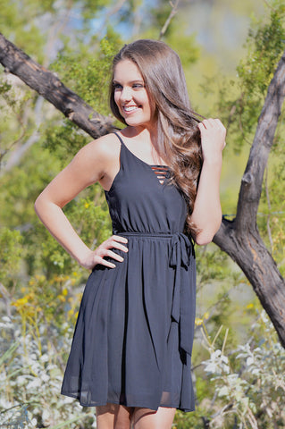 Dancing In The Moonlight Dress - Black