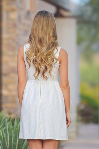 Like A Skyscraper Dress - White