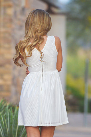 Like A Skyscraper Dress - White
