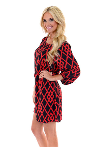 Black/Scarlet