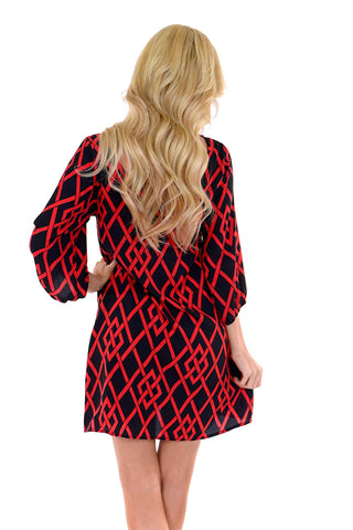 Black/Scarlet