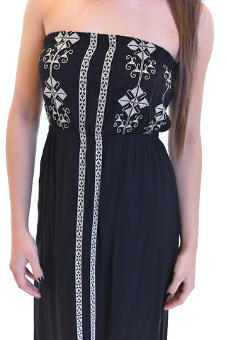 Meet Me At The Beach Maxi - Black