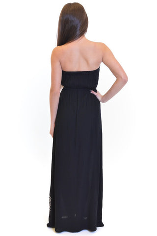 Meet Me At The Beach Maxi - Black