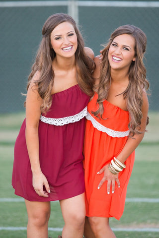 Tailgating Sweetheart Dress - Multiple Colors