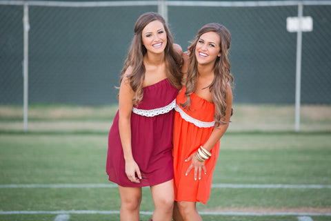 Tailgating Sweetheart Dress - Multiple Colors